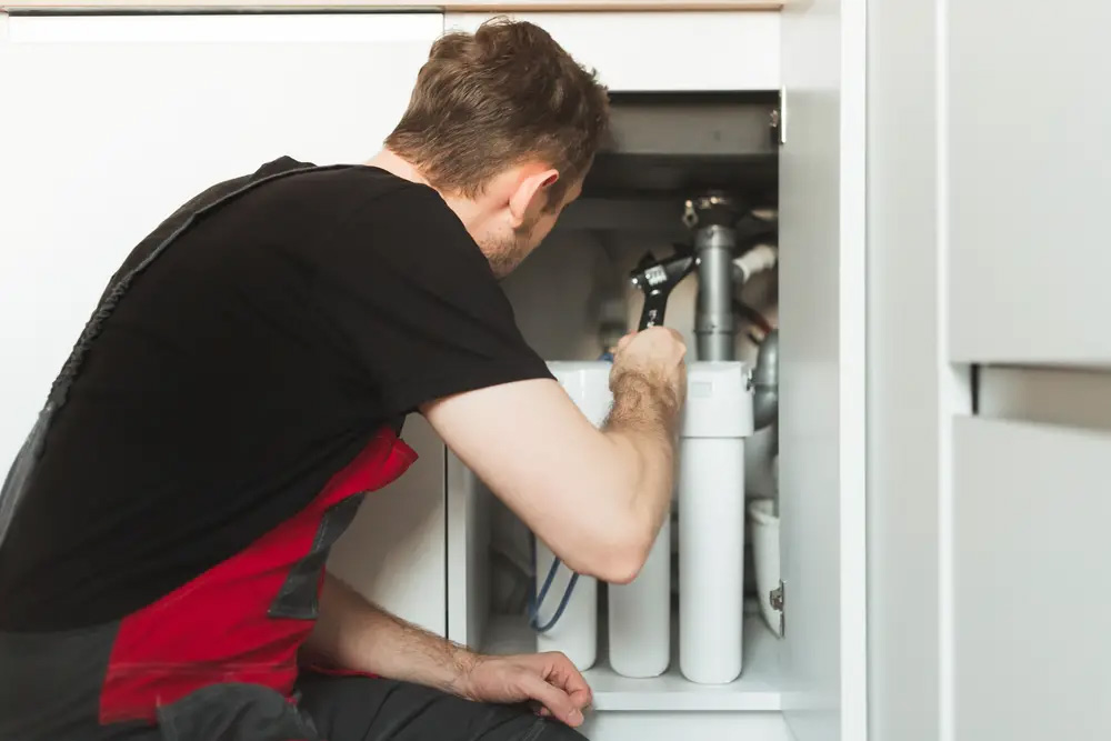 Installing water treatment system